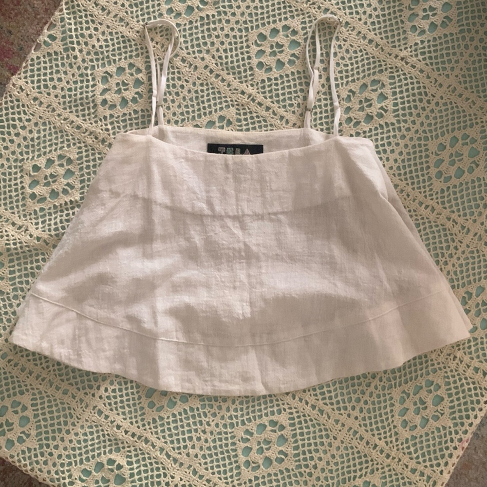 TELA cotton and linen top